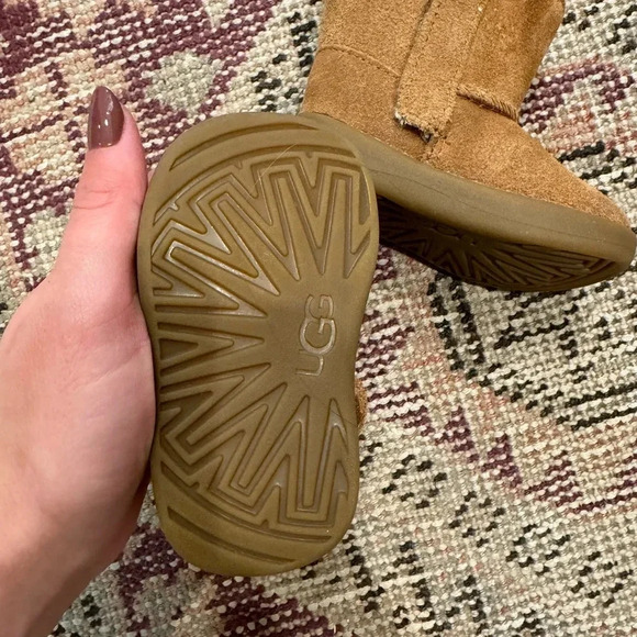 UGG Baby Keeland Toddler Winter Boot Fur Suede - Picture 2 of 8